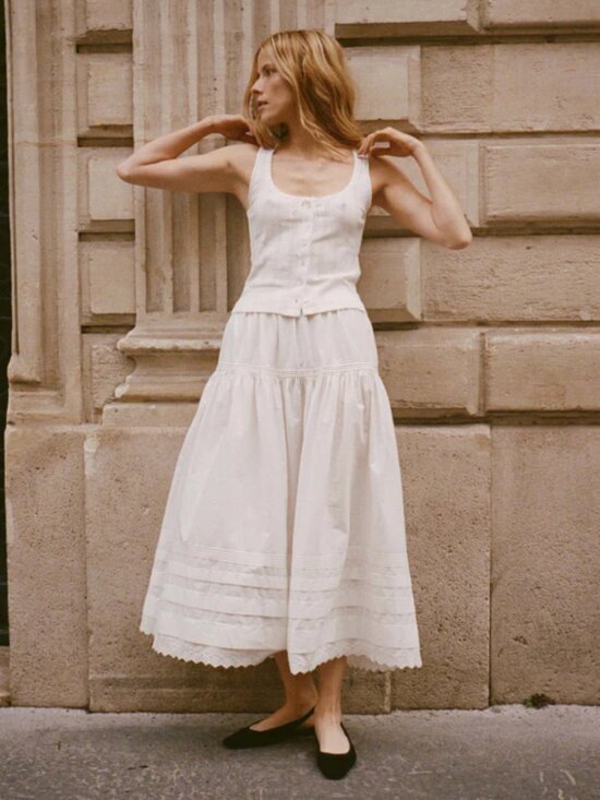 Doen Dresses & Skirts - Doen Sebastiane Skirt Powder - Size M